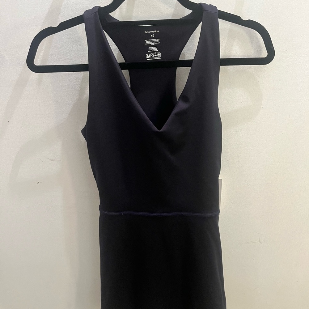 Reformation Charcoal Sleeveless Top